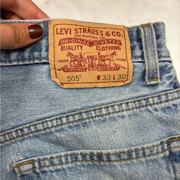 LEVIS 505 CUT OFF SHORTS - Picture 9 of 10